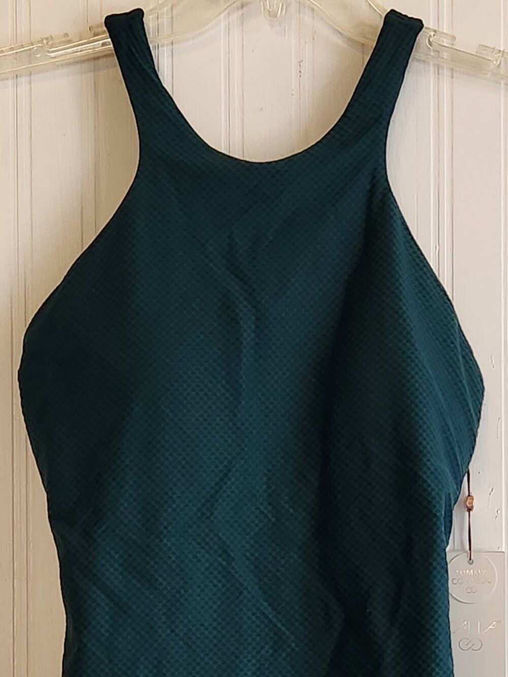 CALIA Swim High Neck Open Back One Piece Swimsuit - Sz 6 - NWT NEW - Picture 2 of 7